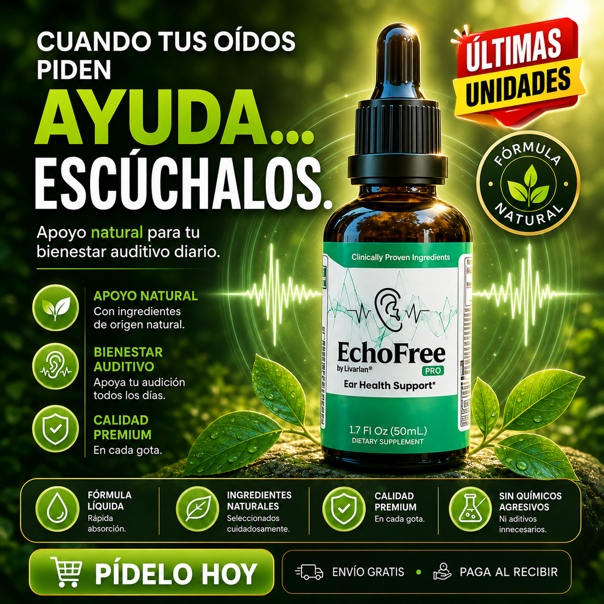 EchoFree Elimina el Zumbido y Tinnitus
