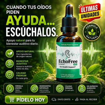 EchoFree Elimina el Zumbido y Tinnitus
