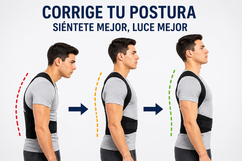Corrector de Postura de Espalda Doble