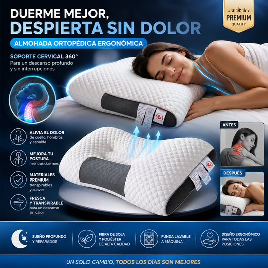 Almohada Protección Cervical Ortopédica