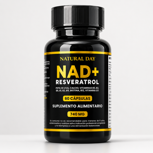 ✨ Resveratrol + NAD Premium 1500mg (60 Cápsulas)💊