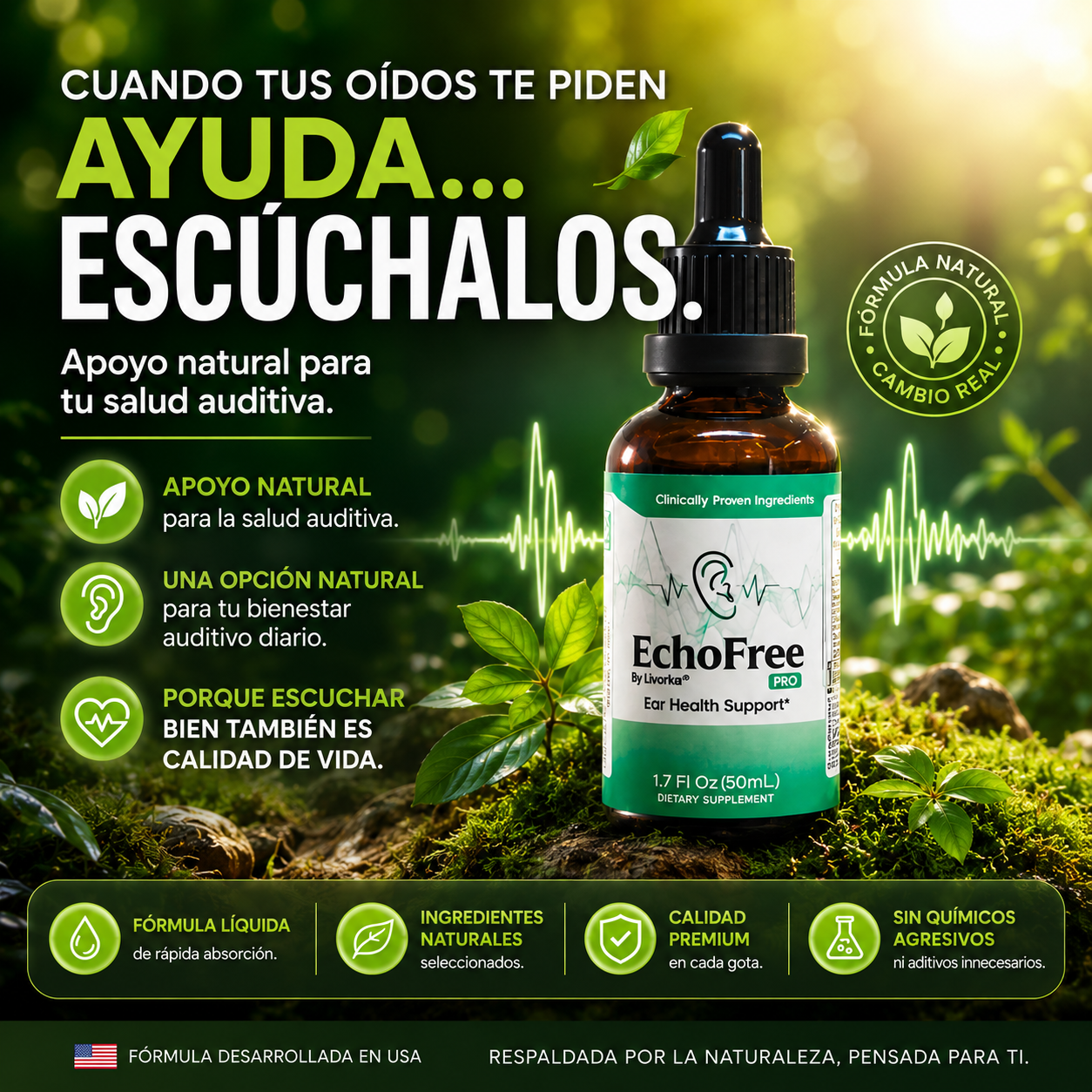 Echofree solución a tus oídos Elimina el zumbido